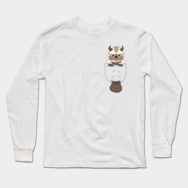 Pocket Appa Long Sleeve T-Shirt by Smaugsys Art